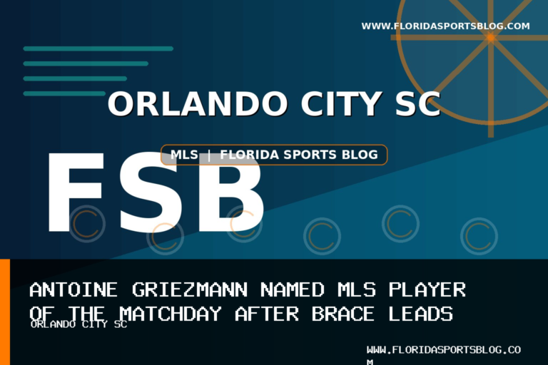 Antoine Griezmann Named MLS Player of the Matchday After Brace Leads Orlando City SC to 2-1 Win Over Real Salt Lake featured image