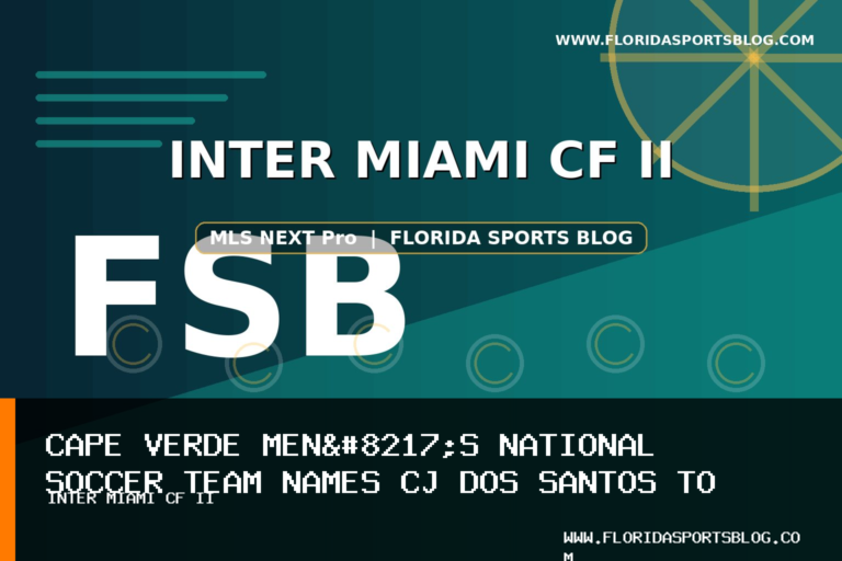 Cape Verde Men’s National Soccer Team Names CJ Dos Santos to 2026 FIFA World Cup Roster featured image