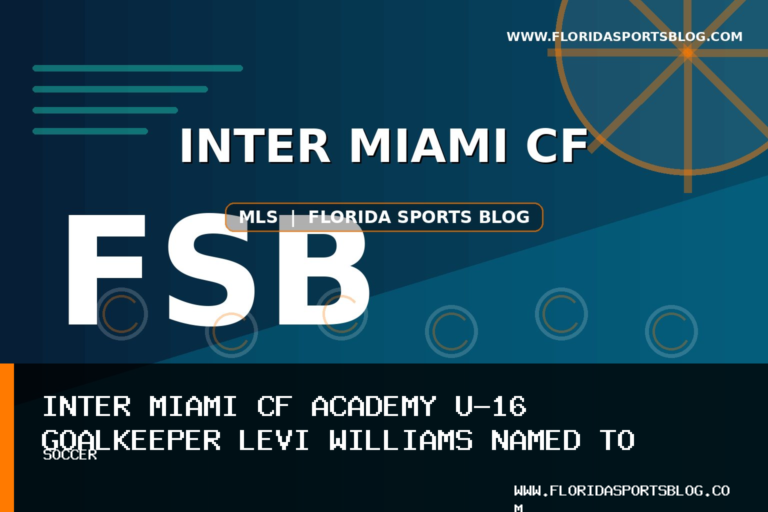 Inter Miami CF Academy U-16 goalkeeper Levi Williams named to 2026 MLS NEXT All-Star roster featured image