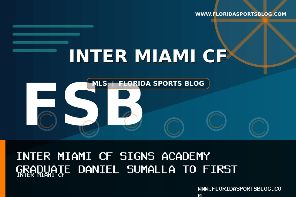 Inter Miami CF Signs Academy Graduate Daniel Sumalla to First Team Contract Through 2026 featured image