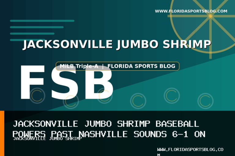 Jacksonville Jumbo Shrimp Baseball Powers Past Nashville Sounds 6-1 on Three Home Runs featured image