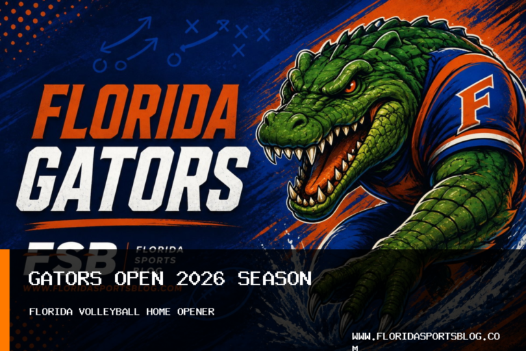 No. 17 Florida Gators Volleyball Opens 2026 Home Schedule Against Stony Brook Seawolves featured image