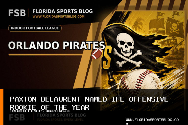 Orlando Pirates Quarterback Paxton DeLaurent Named Indoor Football League Offensive Rookie of the Year featured image