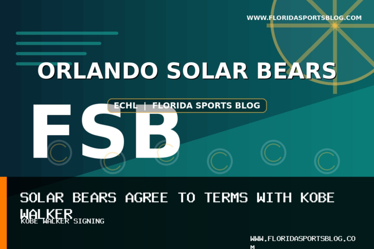 Orlando Solar Bears Agree to Terms With Forward Kobe Walker for 2026-27 Season featured image