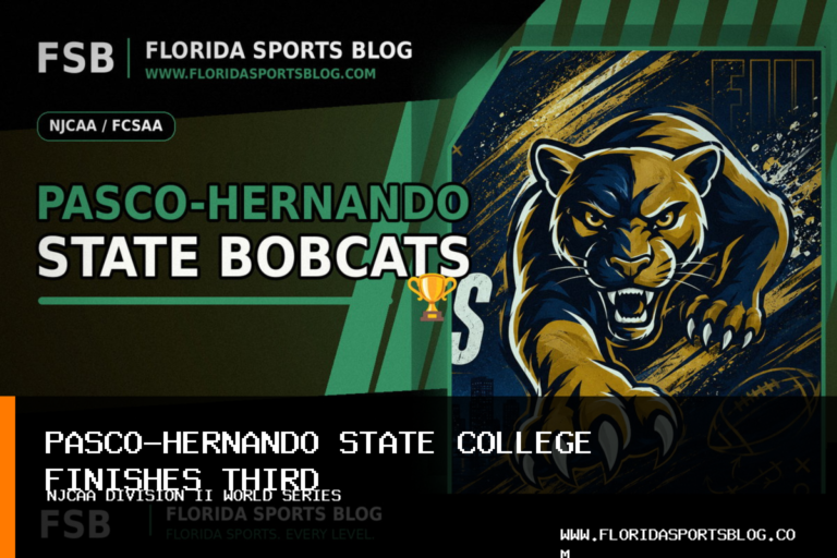 Pasco-Hernando State College Men's Baseball Team Finishes Third at NJCAA Division II World Series Under Lyndon Coleman featured image