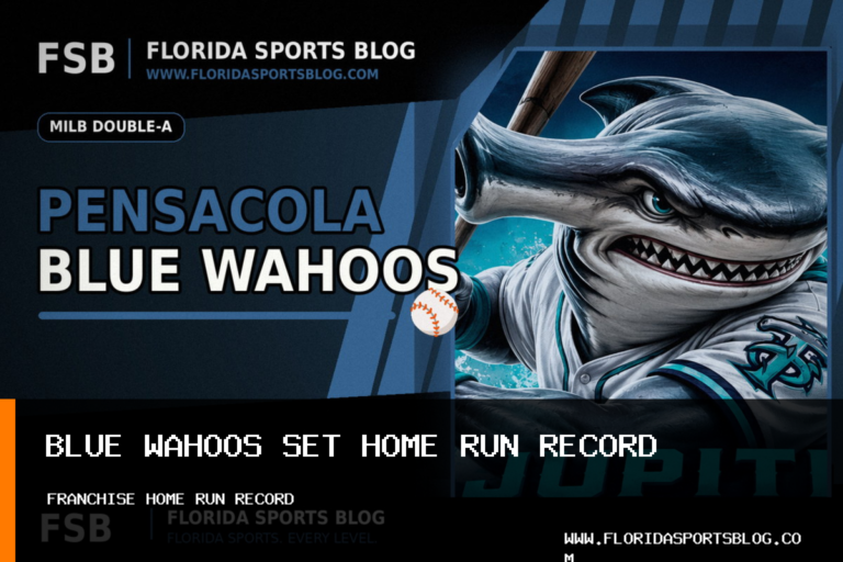 Pensacola Blue Wahoos Set Baseball Home Run Record in 5-2 Win Over Montgomery Biscuits featured image