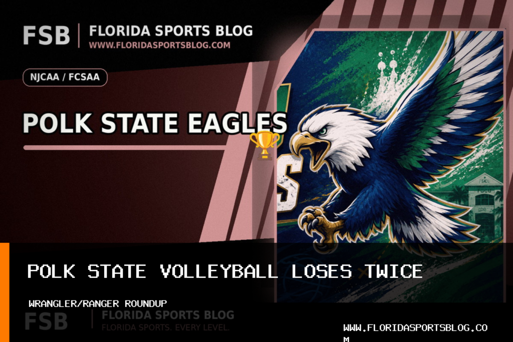 Polk State College women's volleyball drops two matches in straight sets at Wrangler/Ranger Roundup featured image