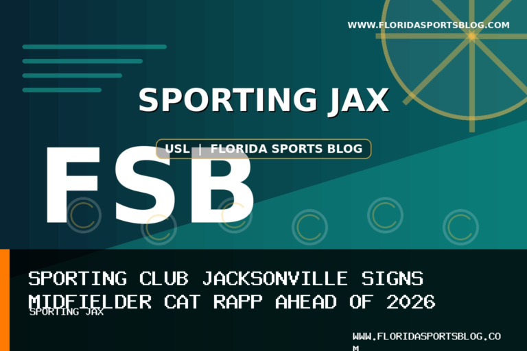 Sporting Club Jacksonville Signs Midfielder Cat Rapp Ahead of 2026 Home Opener featured image