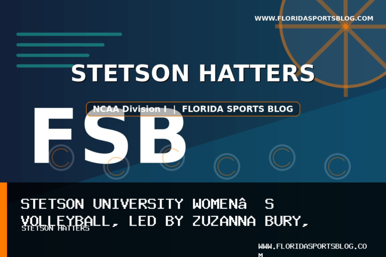 Stetson University Women’s Volleyball, Led by Zuzanna Bury, Falls to FIU and Florida Atlantic featured image