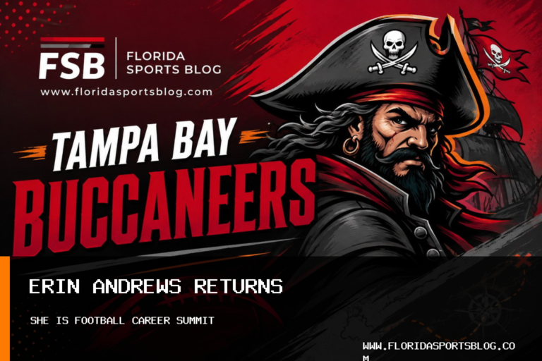 Tampa Bay Buccaneers bring back Erin Andrews for 2026 She is Football Career Summit featured image