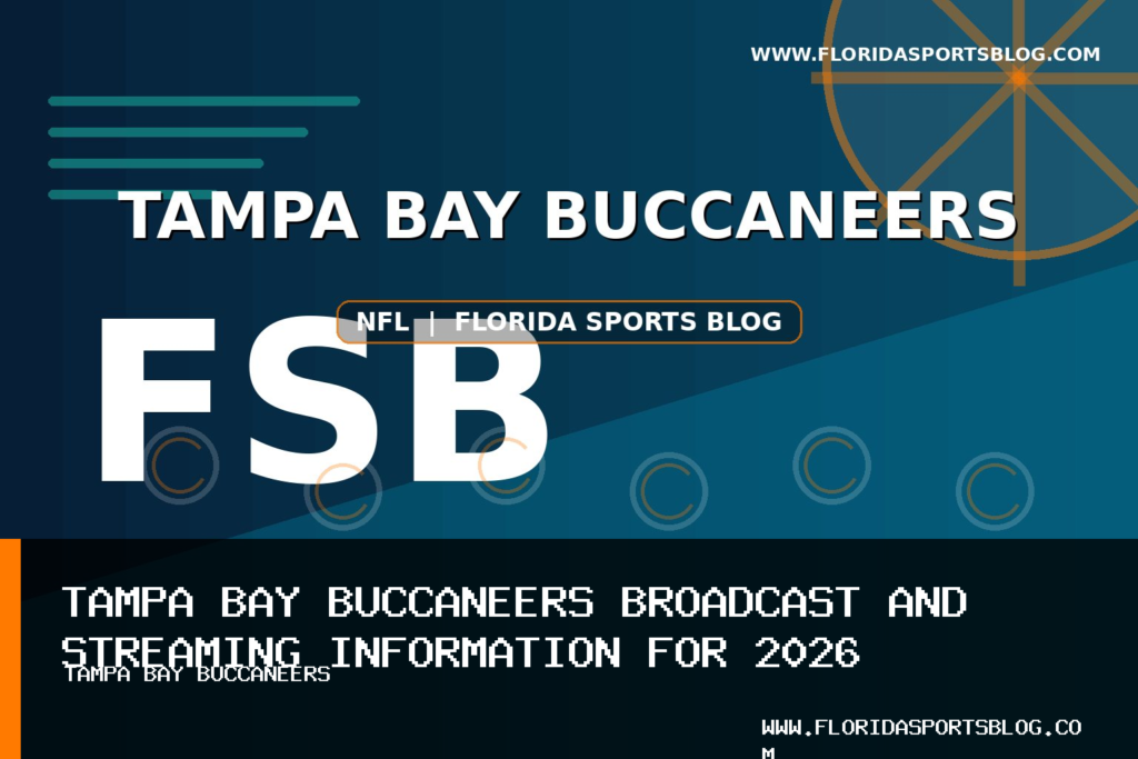 Tampa Bay Buccaneers Broadcast and Streaming Information for 2026 Preseason Game at Jacksonville Jaguars featured image