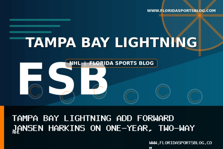 Tampa Bay Lightning Add Forward Jansen Harkins on One-Year, Two-Way Contract featured image