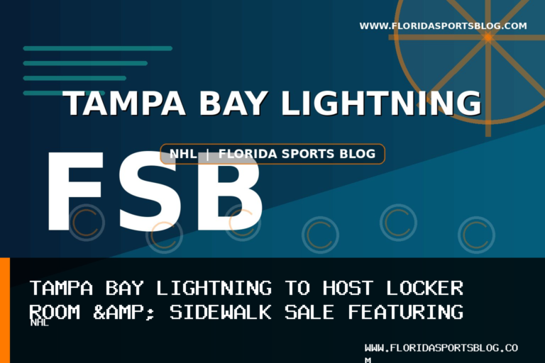 Tampa Bay Lightning to Host Locker Room & Sidewalk Sale Featuring Game-Used Gear from Anthony Cirelli and Others featured image
