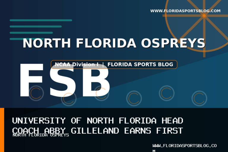 University of North Florida head coach Abby Gilleland earns first career win as North Florida volleyball splits Athens doubleheader featured image