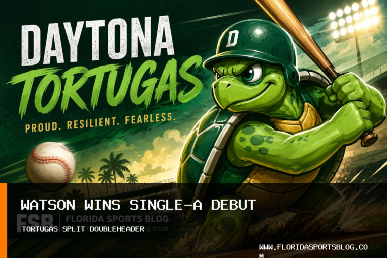 Aaron Watson Earns Single-A Debut Victory as Daytona Tortugas Split Doubleheader With St. Lucie Mets featured image