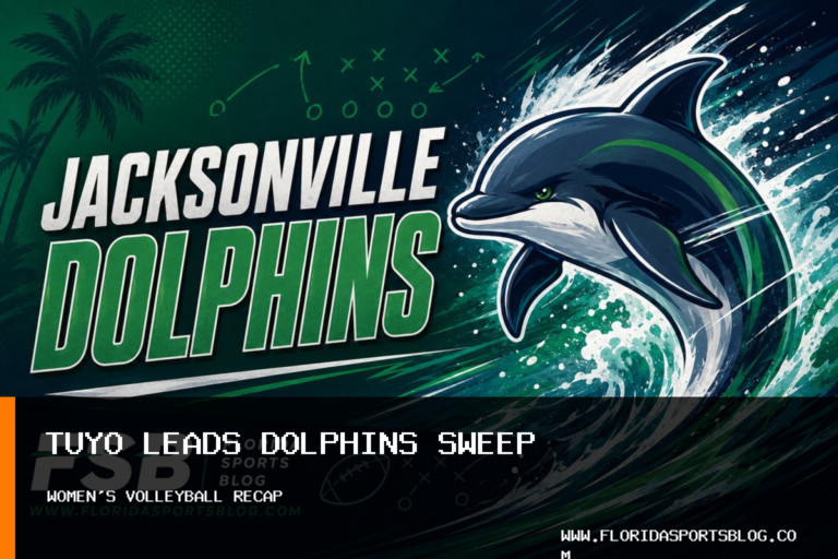 Abbie Tuyo Leads Jacksonville University Women’s Volleyball Past Jacksonville State in Gamecock Classic Sweep featured image