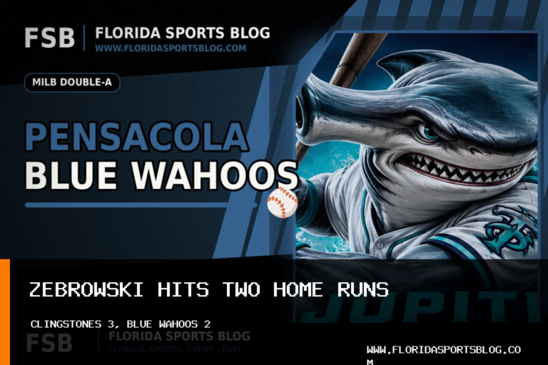 Adam Zebrowski's Two Home Runs Give Columbus Clingstones 3-2 Win Over Pensacola Blue Wahoos featured image