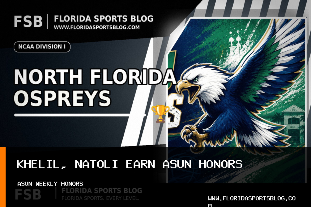 Anton Khelil and Luciano Natoli Earn ASUN Honors for University of North Florida Men's Soccer featured image