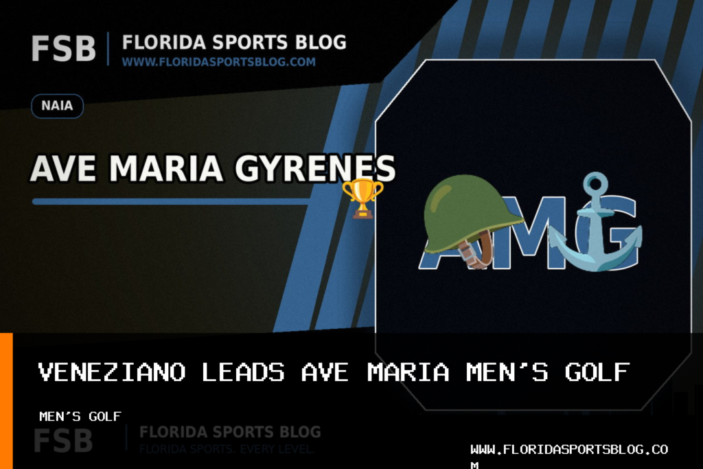 Ave Maria University Athletics: Alex Veneziano Leads Men's Golf Team With 71, Ties for 18th featured image