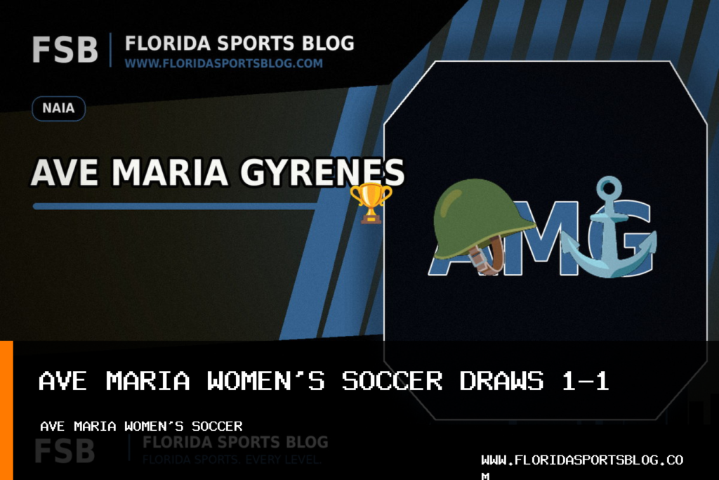 Ave Maria University Athletics: Ave Maria Women's Soccer Draws Florida Memorial (FL) 1-1 Behind Hannah Kelly's Seven Saves featured image