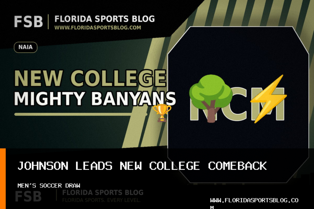 Cameron Johnson Leads New College of Florida Men's Soccer Back to 3-3 Draw Against Dalton State (GA) featured image