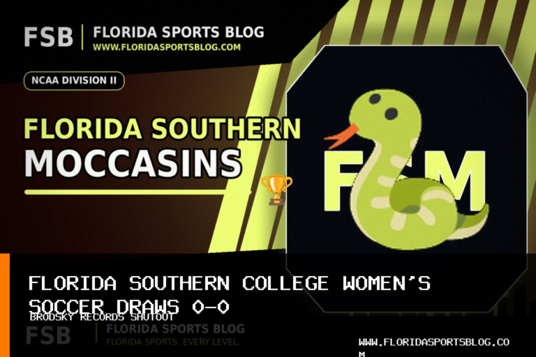 Carly Brodsky Records Shutout as Florida Southern College Women’s Soccer Draws Embry-Riddle 0-0 featured image