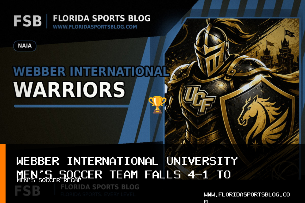 Carolina University defeats Webber International University men's soccer team 4-1 at Webber Grass Field featured image