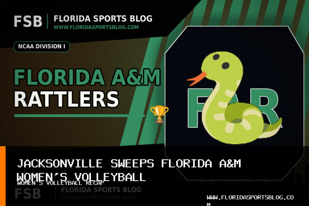 Claire Mrukowski Leads Jacksonville Past Florida A&M Women's Volleyball, 3-0 featured image