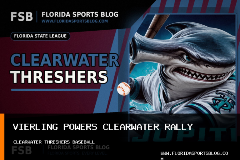 Clearwater Threshers Rally Past Fort Myers as Will Vierling Delivers Five-RBI Performance featured image