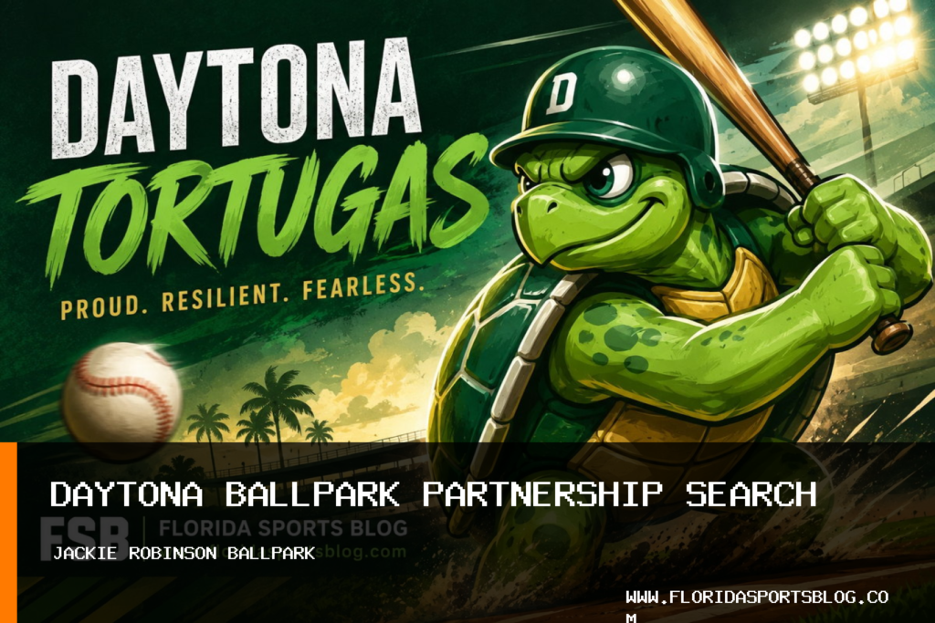 Daytona Tortugas Pursue Baseball Field Naming Partner as Jackie Robinson Ballpark Renovation Nears Completion featured image