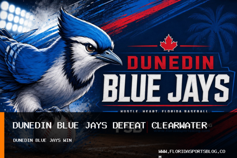 Dunedin Blue Jays Beat Clearwater Threshers 7-4 Behind Vladimir Guerrero Jr. and Jake Cook featured image