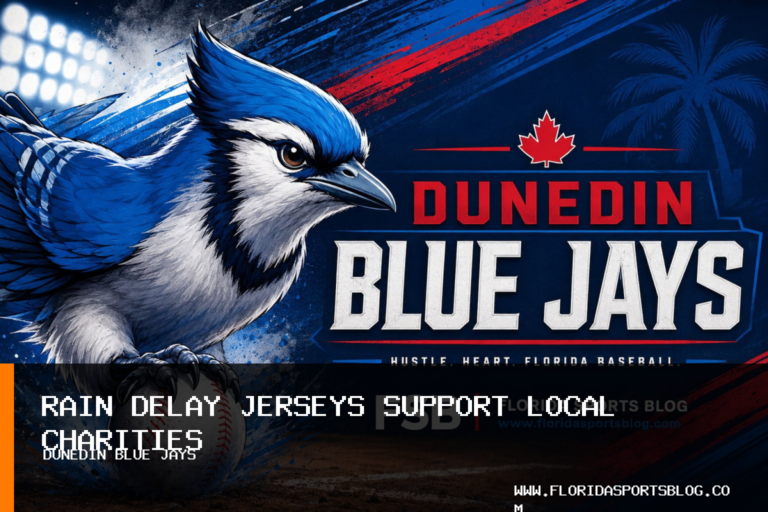 Dunedin Blue Jays Raise More Than $8,600 for Local Charities Through Rain Delay Jerseys featured image