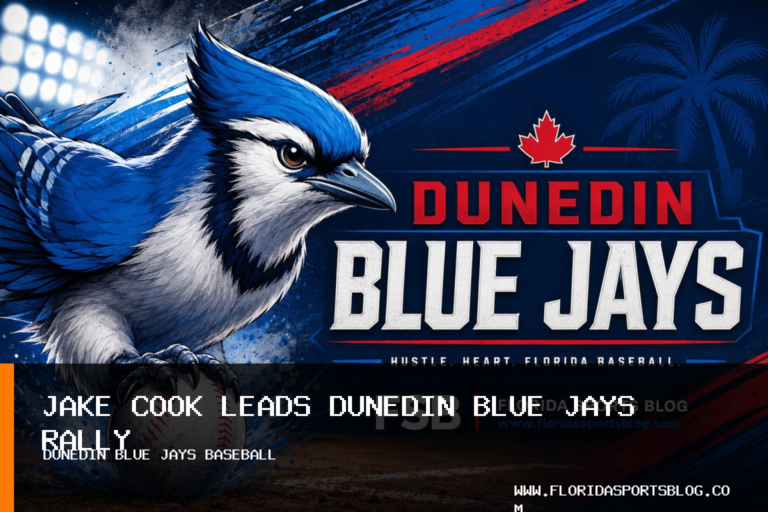 Dunedin Blue Jays Score 10 Unanswered Runs Against Clearwater Threshers as Jake Cook Delivers Two Extra-Base Hits featured image