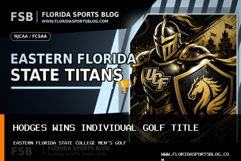 Eastern Florida State College Men’s Golf Finishes Second as Blake Hodges Wins The Battle@Black Diamond featured image