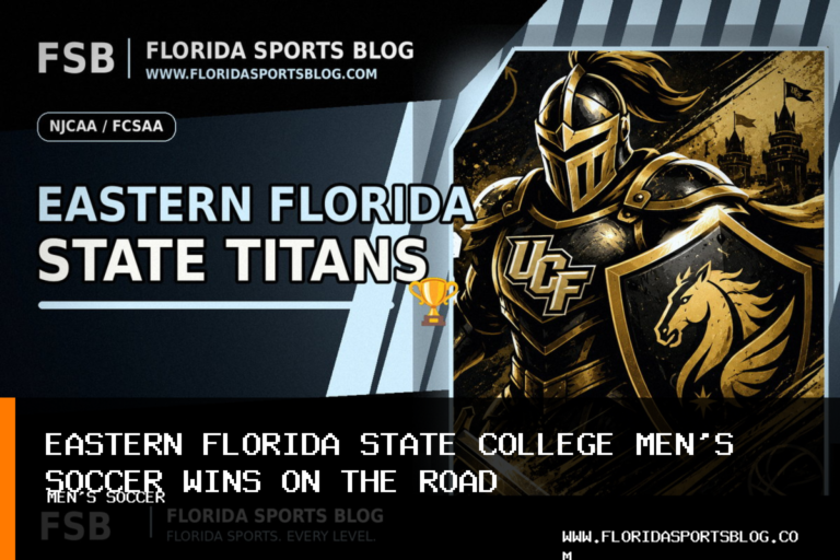 Eastern Florida State College Men's Soccer Team Defeats Miami Dade College 4-3 in Region 8 Conference Road Game featured image