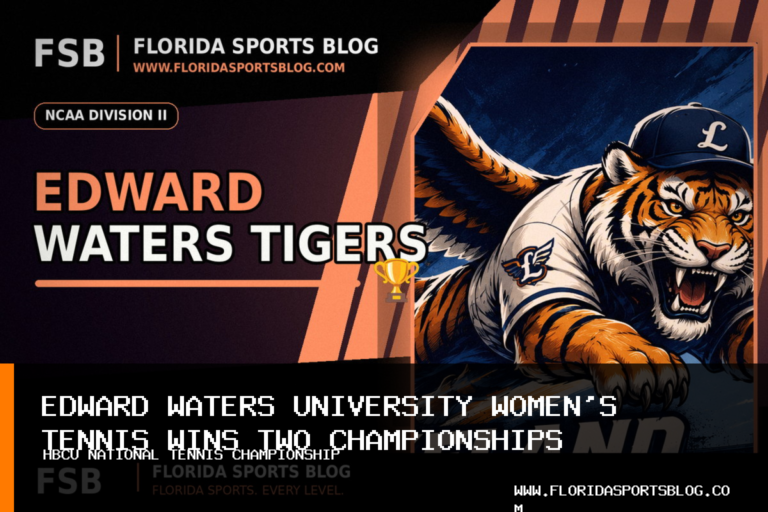 Edward Waters University Women's Tennis Team Earns Third Place as Sharon Isabella Calderon Cardenas Wins Two Championships featured image