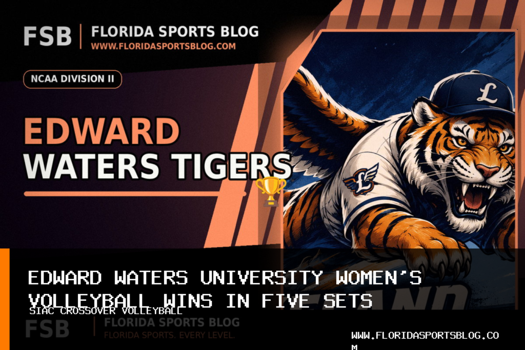Edward Waters University Women's Volleyball Splits SIAC Crossover Matches, Defeats Lane College in Five Sets featured image