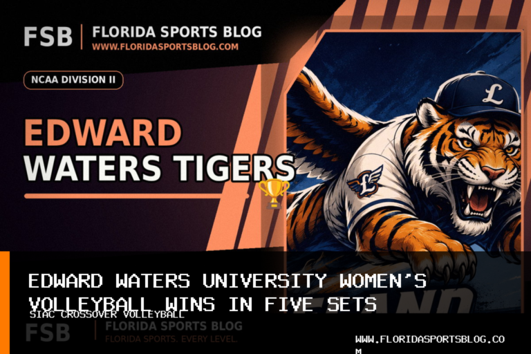 Edward Waters University Women's Volleyball Splits SIAC Crossover Matches, Defeats Lane College in Five Sets featured image