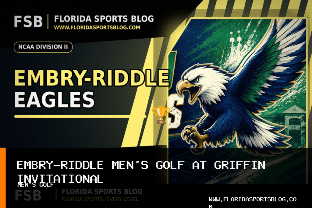 Embry-Riddle Aeronautical University men's golf places ninth at Griffin Invitational as Ian Ball ties for 14th featured image