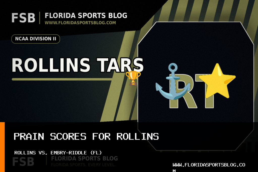 Finlay Prain scores as Rollins College men's soccer falls 2-1 to Embry-Riddle (FL) featured image