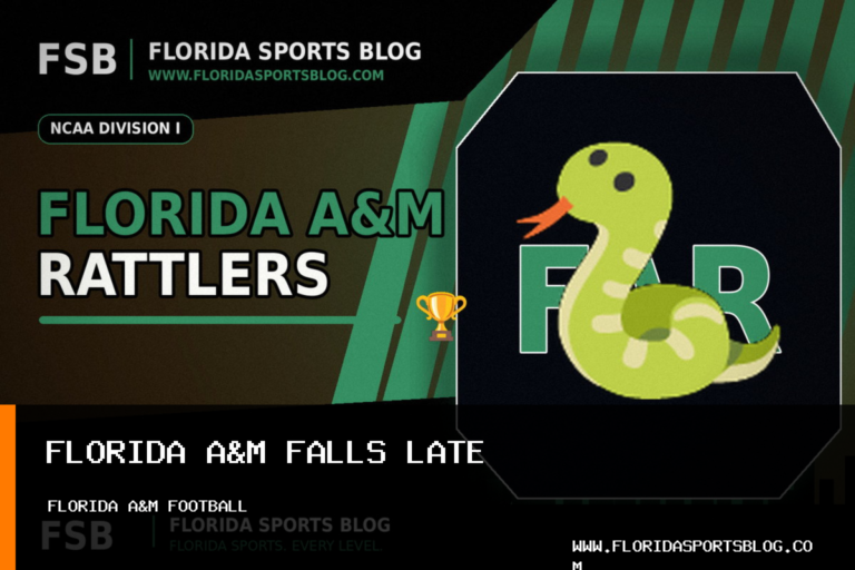 Florida A&M University Football, Armond Parker Fall 29-26 to Tennessee State featured image