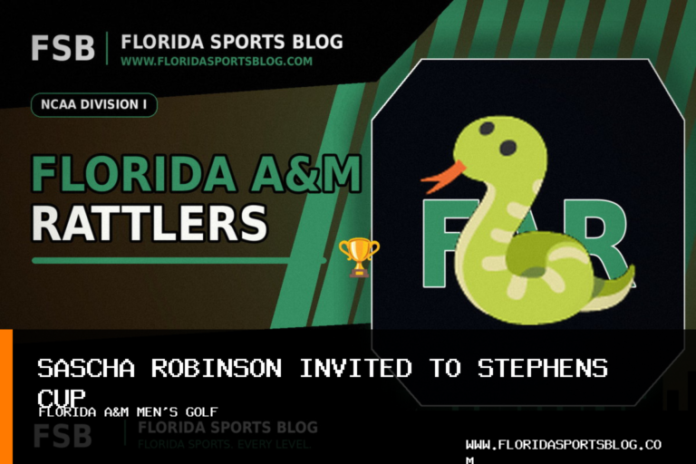 Florida A&M University men's golfer Sascha Robinson invited to 2026 Jackson T. Stephens Cup featured image