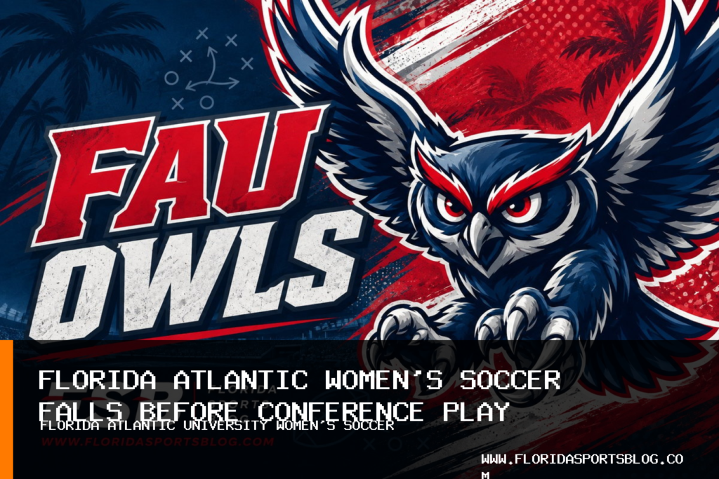 Florida Atlantic University women's soccer falls 2-0 to North Dakota before American Conference play featured image