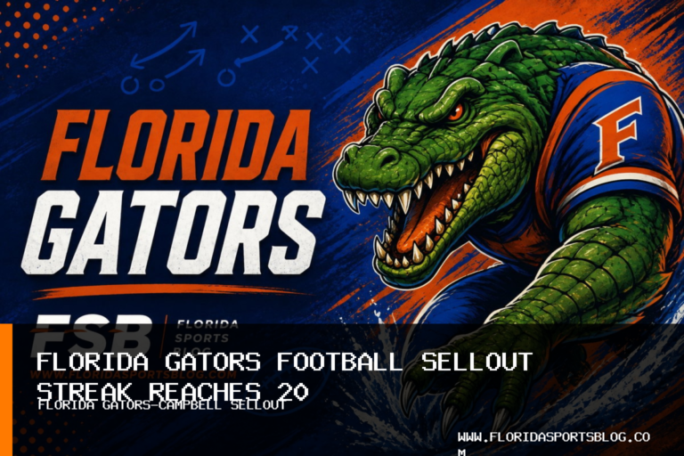 Florida Gators football game against Campbell sells out, reaches 20-game Ben Hill Griffin Stadium streak featured image
