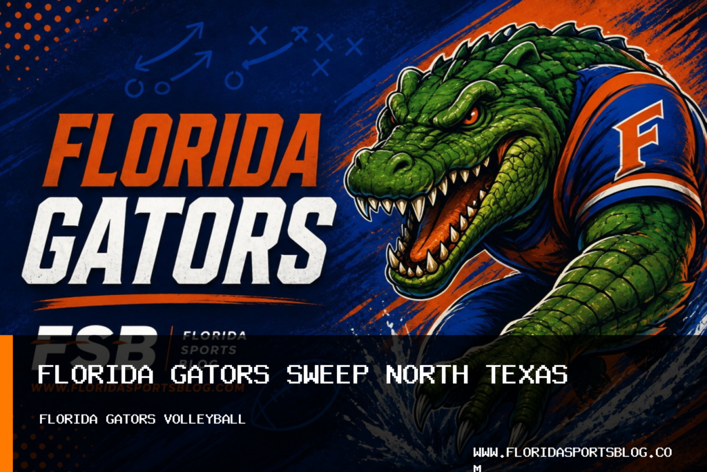 Florida Gators Women's Volleyball Sweeps North Texas as Alec Rothe Records 10 Kills and Five Blocks featured image