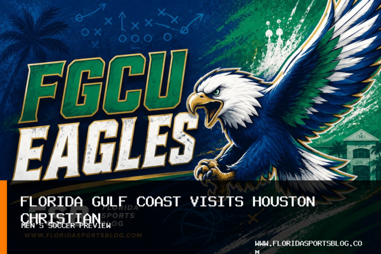 Florida Gulf Coast University Athletics men's soccer, Aron Martinez prepare for Houston Christian test featured image