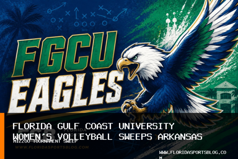 Florida Gulf Coast University women's volleyball earns first sweep as Katie Gielas leads Arkansas State win featured image