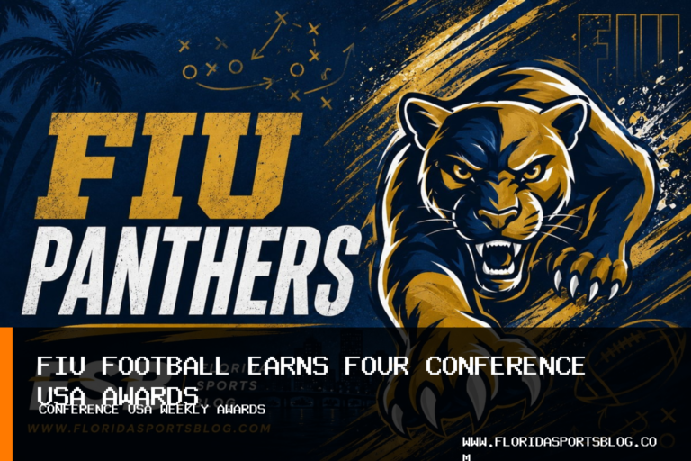 Florida International University Athletics' FIU Football Earns Four Conference USA Weekly Awards After Buffalo Win featured image