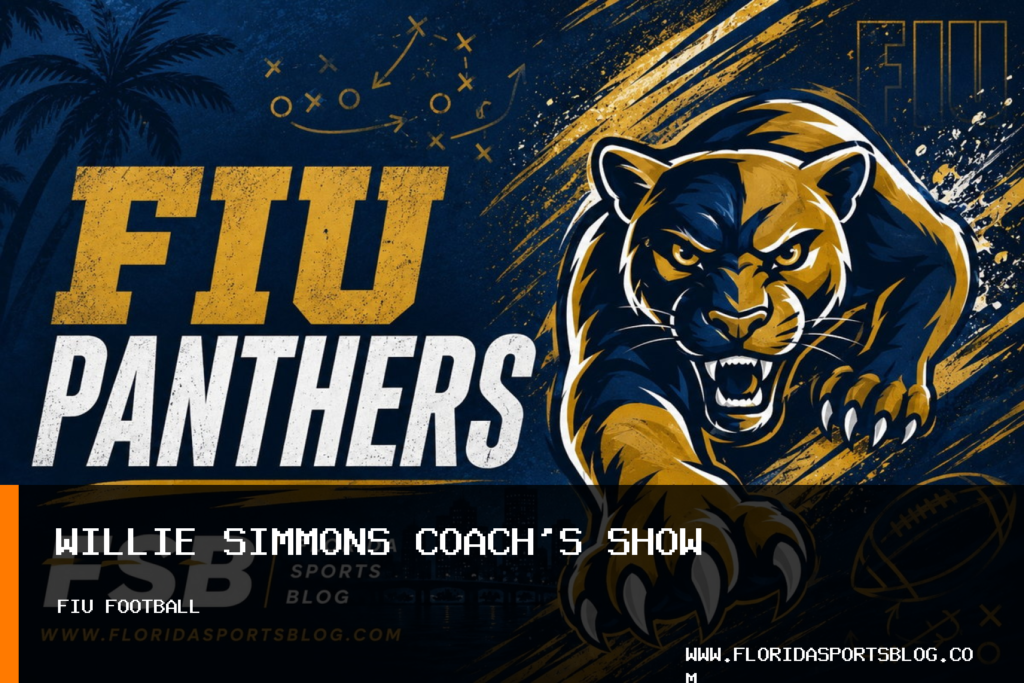 Florida International University Athletics' FIU Football: Willie Simmons Coach's Show Set for Sept. 7 at Twin Peaks Doral featured image