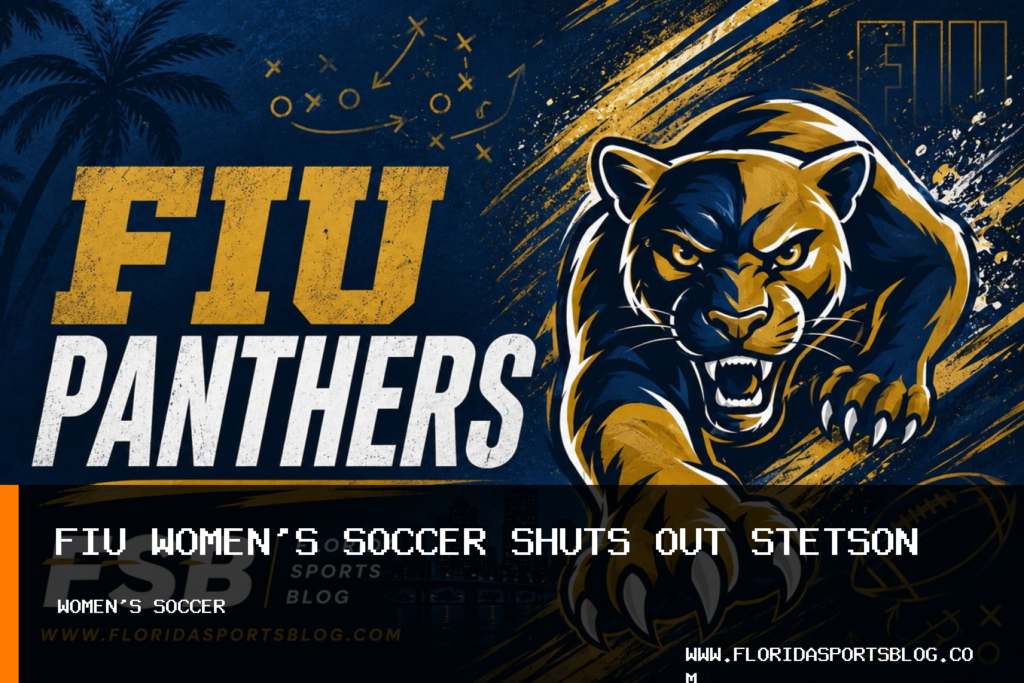 Florida International University Athletics' FIU Women's Soccer Defeats Stetson 3-0 Behind Three First-Half Goals featured image